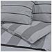Set Copripiumino Grigio 200x220 Cm In Cotone - Foto miniatura 4