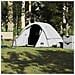 Tenda Familiare Cabina 6 Persone Bianca Tessuto Impermeabile - Foto miniatura 1