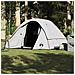 Tenda Familiare Cabina 6 Persone Bianca Tessuto Impermeabile - Foto miniatura 3