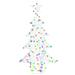 Albero di Natale con 160 LED Multicolore 150 cm Acrilico - Foto miniatura 2