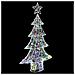 Albero di Natale con 160 LED Multicolore 150 cm Acrilico - Foto miniatura 3