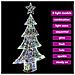 Albero di Natale con 160 LED Multicolore 150 cm Acrilico - Foto miniatura 7