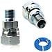 Adattatore Tubo 1/4"" A 3/8"" Per Aggregato Di Verniciatura - Acciaio Inox, Filettatura Npsm, Pressione Max 400 Bar, Alta Qualita - Foto miniatura 1