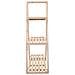 Scaffale Espositiva In Legno Marrone 98x38x127h - Foto miniatura 3