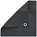 Schermo da balcone Nero 90 x 200 cm Oxford alu rivestito in PU - Foto miniatura 4