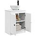 Mobile da bagno con lavabo Bianco 54 x 35 x 83 cm - Foto miniatura 2