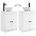 Mobile da bagno con lavabo Bianco 54 x 35 x 83 cm - Foto miniatura 7