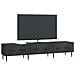 Mobile TV Nero 147 x 34,5 x 30 cm Legno ingegnerizzato - Foto miniatura 2