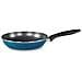 Padella per friggere Royal 24 cm in smalto colore blu - Foto miniatura 2