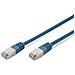 Cavo di Rete Cat. 5 E SFTP 1 m - Blu - Foto miniatura 1