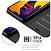 Custodia Compatibile Con Huawei P20 Lite In Nero Carbone - Coperchio Protettiva Con Chiusura Magnetica, Funzione Stand E Tasca Per Le Carte - Foto miniatura 4