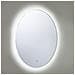 Specchio Da Bagno Con Illuminazione Led Ovale 60 X 80 Cm Viriat - Foto miniatura 3