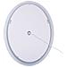 Specchio Da Bagno Con Illuminazione Led Ovale 60 X 80 Cm Viriat - Foto miniatura 10