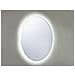 Specchio Da Bagno Con Illuminazione Led Ovale 60 X 80 Cm Viriat - Foto miniatura 5