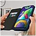 Custodia Per Samsung Galaxy M21 E M31 Copertina Portacarte Supporto Video Blu - Foto miniatura 3