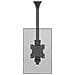 Staffa a soffitto serie M Pro VESA 200 per Monitor da 17 a 42" Porttata 31,8 kg Colore Nero - Foto miniatura 15