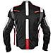 Giacca Lady Donna Tessuto Cordura Moto Protezione Manica Staccabile Rosso S - Foto miniatura 2