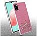 Custodia Compatibile Con Samsung Galaxy A41 In Rosa Con Glitter - Coperchio Protettivo In Silicone Tpu Flessibile Con Glitter Scintillanti - Foto miniatura 2