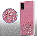 Custodia Compatibile Con Samsung Galaxy A41 In Rosa Con Glitter - Coperchio Protettivo In Silicone Tpu Flessibile Con Glitter Scintillanti - Foto miniatura 4