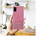 Custodia Compatibile Con Samsung Galaxy A41 In Rosa Con Glitter - Coperchio Protettivo In Silicone Tpu Flessibile Con Glitter Scintillanti - Foto miniatura 7