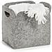 Contenitore In Feltro, Cestino, Colore Grigio, 30x24x30 Cm, Zeller - Foto miniatura 2