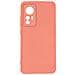 Cover Xiaomi 12 Pro Silicone Semi-rigido Soft-touch Rosa Pesca - Foto miniatura 1