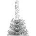 Albero di Natale a Metà con Supporto Argento 180 cm PET - Foto miniatura 3
