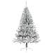 Albero di Natale a Metà con Supporto Argento 180 cm PET - Foto miniatura 4