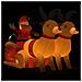 Decorazione Natalizia Babbo Natale E Renne Gonfiabili Led 130cm - Foto miniatura 1