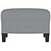 Poggiapiedi Grigio Chiaro 60x50x41 Cm In Tessuto - Foto miniatura 3