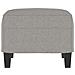 Poggiapiedi Grigio Chiaro 60x50x41 Cm In Tessuto - Foto miniatura 4