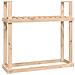 Portalegna 110x35x108,5 Cm In Legno Massello Di Pino - Foto miniatura 2