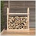 Portalegna 110x35x108,5 Cm In Legno Massello Di Pino - Foto miniatura 3