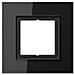 Lsp 981 Gl Sw Nero Placca Per Interruttori E Coperchio Per Presa - Foto miniatura 1