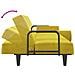 Divano Letto Con Braccioli Giallo In Velluto - Foto miniatura 8