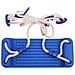 Seggiolini Per Altalena Con Corde 2 Pz Blu 37x15 Cm Polietilene - Foto miniatura 3