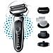 Rasoio Elettrico Serie 7 71-S4862CS Wet & Dry con Rifinitore Di Precisione e Accessori Colore Argento - Foto miniatura 3