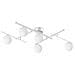 Plafoniera Contemporanea Atlas Metallo Bianco 5 Luci G9 4w 3000k Ip20 - Foto miniatura 1