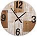 Orologio Da Parete Legno Chiaro Ø 60 Cm Michapan - Foto miniatura 3