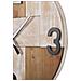 Orologio Da Parete Legno Chiaro Ø 60 Cm Michapan - Foto miniatura 4