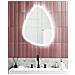 Specchio Da Bagno Con Luce Led Bethune 58 Cm 78 Cm Argento - Foto miniatura 1