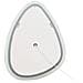 Specchio Da Bagno Con Luce Led Bethune 58 Cm 78 Cm Argento - Foto miniatura 10