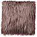 Set Di 2 Cuscini Corokia Finta Pelliccia 45 X 45 Cm Marrone Tinta Unita - Foto miniatura 5