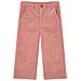 Pantaloni Per Bambini In Velluto A Coste Rosa Antico 128 - Foto miniatura 1