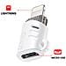Adattatore Da Micro-usb Femmina A Lightning Maschio Ultra-compatto, Bianco - Foto miniatura 3