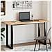 Piano Tavolo Rettangolare 120x60x2cm Legno Massello Di Acacia - Foto miniatura 1
