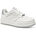 Leisure Trainers White Silver Sneakers Sintetico E Tessile Scarpe Donna Bianco Eu 37, 1-23729-42 171 - Foto miniatura 1