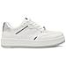Leisure Trainers White Silver Sneakers Sintetico E Tessile Scarpe Donna Bianco Eu 37, 1-23729-42 171 - Foto miniatura 2