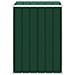 Copribidone con Ruote Bidone Singolo Verde 72x81x115cm Acciaio - Foto miniatura 6