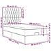Struttura Letto Pouf con Materassi Rosa 80x200 cm Velluto - Foto miniatura 10
